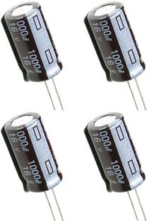 Flyrobo (4 Pcs) Pro3D 1000uF 16V Electrolytic Capacitor Electronic Components Electronic Hobby Kit