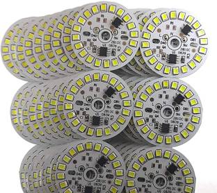 Malati 20 Pics 9 Watt Direct On Board LED Bulb Raw Material WHITE Color Light Electronic Hobby Kit