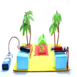 SR ROBOTICS Laser Alarm Security System Working Science Model DIY KIT (Multicolor) Electronic Components Electronic Hobby Kit