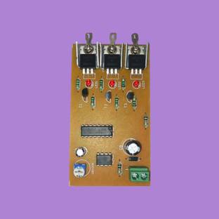 DPB 3Channel LED CHASER CIRCUIT BOARD 12V DC INPUT 12V DC OUTPUT_a19 Micro Controller Board Electronic Hobby Kit