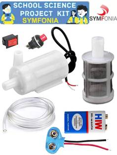 SYMFONIA Waterproof Mini Water Project DC Pump with Water Inlet Micro Pump Filter Electronic Components Electronic Hobby Kit