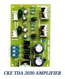CKE TDA2030 Dual IC Stereo Circuit Amplifier Home Theater Including 7805 Connected Sound Recorder and Sound Circuit Electronic Hobby Kit