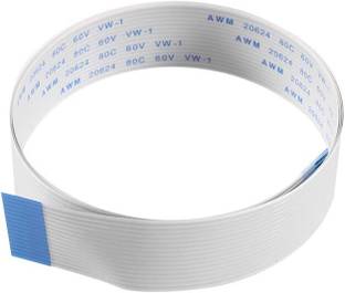 SHIVLAHERI 6 Pin 1mm Pitch 200mm Long FFC Cable AWM20624 80C 60V Flexible Flat Cable A-Type Electronic Components Electronic Hobby Kit