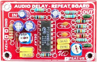 High Tech Audio Delay Echo Repeat Board. Adjustable Audio and Repeat Function Preset.DC12V Electronic Components Electronic Hobby Kit
