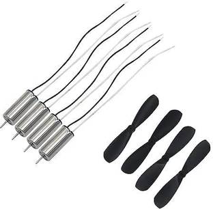 Ekavir 4PCS 7x16mm Coreless 716 Motor for DIY RC Drone 45000RPM Helicopter Use Motor Control Electronic Hobby Kit