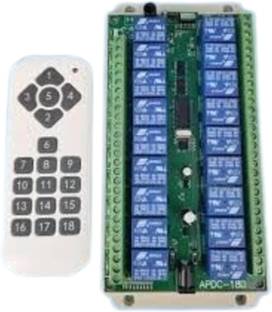 Enormity 12V 18 Channel RF Remote Transmitter and Receiver Switch Module Wireless 433mhz Electronic Components Electronic Hobby Kit