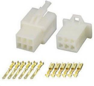 jivith 6 Pin 2.8mm Electrical Wire Connector – Male Female Cable Terminal Plug Automotive Electronic Hobby Kit