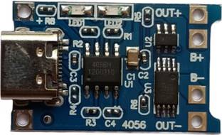 Electronics Crafts TP4056 1A Li-ion Battery Charging Module With Current Protection - Type C Micro Controller Board Electronic Hobby Kit