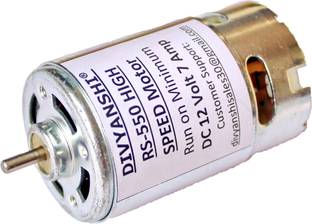 Divyanshi RS-550S High Speed & Torque 12~18V DC Motor(12000~18000 RPM) Motor Control Electronic Hobby Kit