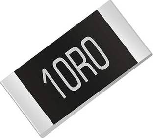Tayal 10R(OHM) 1% 0.25W SMD-1206 Package Resistor - 100 No's Fixed Resistor Electronic Components Electronic Hobby Kit