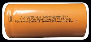 HouseOfCommon 2PCS 32700 LiFePO6000 mAh Battery Cell 3C Discharge Rate 32V 6000mAh-EHK1303 Electronic Components Electronic Hobby Kit