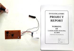 ONTEX ELECTRONICS Laser Light Fencing Security Alarm Handmade Minor Project(Report Included) Educational Electronic Hobby Kit