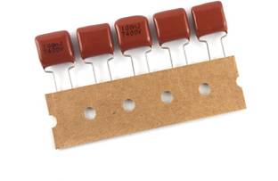 SAMAES 5 Pics 0.1uF/100nF 400 Volt Polyester Capacitor 2G104J Electronic Components Electronic Hobby Kit