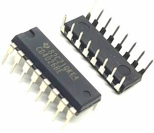 INVENTO 2Pcs 4026 IC CD4026BE Logic IC Decade Counter/Divider, 16 MHz Automotive Electronic Hobby Kit