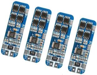 INVENTO 4PCS 3S BMS 12V 10A 11.1V-12.6V 3 Cell 18650 Lithium Battery Charging Protection Automotive Electronic Hobby Kit