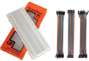 SYMFONIA Breadboard 840 pin with 60 pcs Jumper wire Set Electronic Components Electronic Hobby Kit