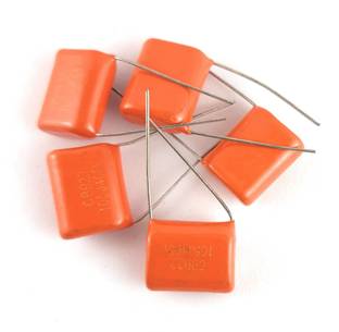 SAMAES 5 Pics 105J 400 Volt 1uF Polyester Capacitor 2G105J Electronic Components Electronic Hobby Kit