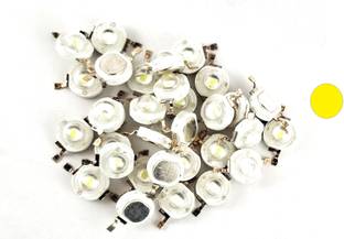 SAMAES 10 pics 1W Led Yellow Color Light Electronic Hobby Kit