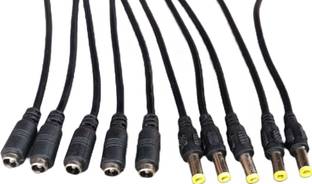 Electronics Crafts Dc male and female Cable Connector Wire 12V 3A (pack of 10 ) Electronic Components Electronic Hobby Kit