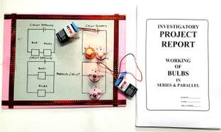 ONTEX ELECTRONICS Bulbs in Series and Parallel Physics Working Model & Investigatory Project Educational Electronic Hobby Kit