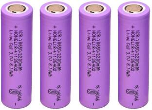 SG Flash 4 PCS 18650 Li-ion Rechargeable 2200mAh Lithium 42 GRAMS EACH Electronic Components Electronic Hobby Kit