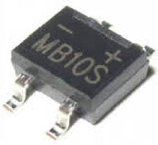 ELPH (20 Pieces) MB10S Bridge Rectifier Diode 4 Pin SMD Mini Dip 1000 Volt 0.5A Electronic Components Electronic Hobby Kit