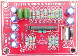 High Tech SPS 3D Surround Decoder Board.SURROUND+CENTER Stereo in 3Channel OUT DC 12Vto24V Electronic Components Electronic Hobby Kit