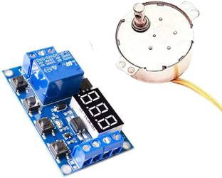 ERHIndia 6 to 30 Volt DC 1 Channel with LED Display Trigger with 5/6 rpm Synchronous Motor Control Electronic Hobby Kit