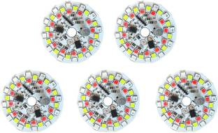 BESTLIGHT 5 Pics 220V AC RGB DOB 7 Color Changing MCPCB LED Light Electronic Hobby Kit