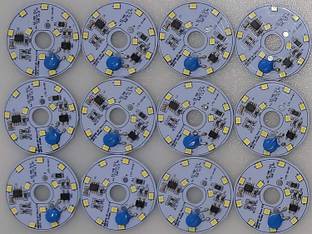 Noval DOB CHIP 6W 220V Direct LED White Pack of 3 (50x50 mm) Light Electronic Hobby Kit