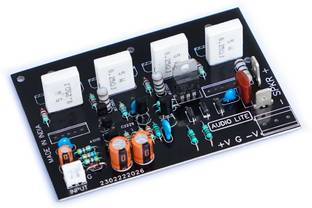 AUDIO LITE 200W RMS Mono Amplifier Board for 2SC5200 + 2SA1943 (Only Driver Sec Assembled) Sound Recorder and Sound Circuit Electronic Hobby Kit