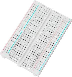 ERHIndia 400 Points Half Size Solderless Breadboard for Prototype Circuit Electronic Components Electronic Hobby Kit
