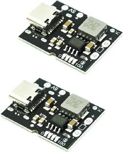 EASTRA PACK OF 2 Type-C USB C 5V 2A Boost Lithium Battery Charging Protection Electronic Components Electronic Hobby Kit