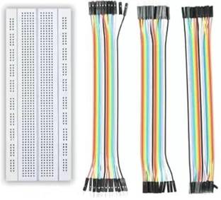 SG Flash Point Breadboard + 120per Wires Set (M-F, M-M, F-F) Educational Electronic Electronic Components Electronic Hobby Kit