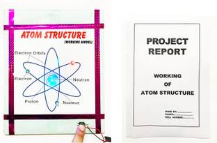 ONTEX ELECTRONICS Atom Structure Working Model and Project with Printed Report Educational Electronic Hobby Kit