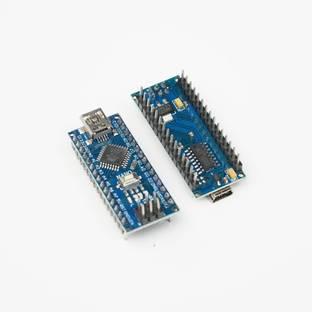 Yellow Tommy Arduino Nano V3.0 Compatible Board | ATmega328P | Pre-Soldered Pins | USB Cable Electronic Components Electronic Hobby Kit