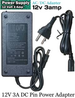 Divinext With Lead 12 Volt 3 Amp 36 Watt Power Supply AC to DC SMPS Power Charger 12V 3A 36 W Adapter