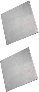 INVENTO 2pcs 3mm Al Aluminium Alloy Plate Sheet 100x100x3mm 85 Gram Weight Automotive Electronic Hobby Kit