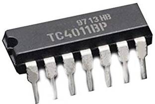 NexElectronic TC4011 / CD4011 - CMOS Quad 2-Input NAND Gate IC (Pack of 5) Electronic Components Electronic Hobby Kit