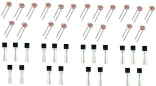 Steko (40 Pieces) 20 Pieces Each of LDR Resistor & BC547 Transistor Electronic Components Electronic Hobby Kit