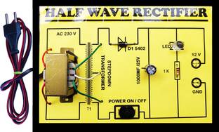 MVB Retail Science Projects Half Wave Rectifier for School Projects Educational Electronic Hobby Kit