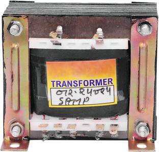 Electronic Spices Transformer 220V AC to 24-0-24 + 12 AC Current 5A -Step Down (5000 mA) Vertical Mount Electric Power Transformer Power Supply Electronic Hobby Kit