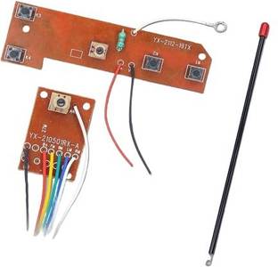 SP Electron 4CH RC Remote Control 27mhz Circuit PCB Transmitter & Receiver Board with Antena Electronic Components Electronic Hobby Kit