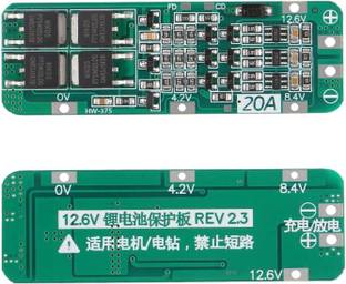 SG Flash BMS 18650 Lithium Battery Protection Board (3S, 20A, 12.6V) (3S 20A BMS) Electronic Components Electronic Hobby Kit