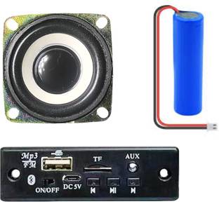 Electronics Crafts 5 V Bluetooth MP3 Audio Player Decoder Module Kit with speaker and battery Electronic Components Electronic Hobby Kit