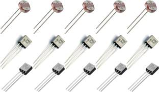 RANVIRKAR Very useful combo of 5pc LDR, 5pc BC547 and 5pc 2N2222 Transisor Electronic Components Electronic Hobby Kit