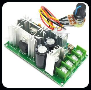 HouseOfCommon 10-60V 20A PWM DC Motor Speed Controller-EHK839 Micro Controller Board Electronic Hobby Kit