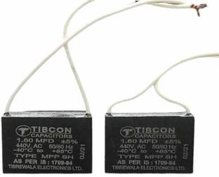 Spinxx 1.5 Mfd TIBCON 1Units 440VAC Fan capacitors Power Supply Electronic Hobby Kit Motor Control Electronic Hobby Kit
