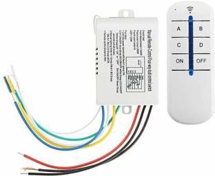 Electronic spicess 4 Channel wireless Digital Remote Control Light Switch 220V 4 ways 1000W Electronic Components Electronic Hobby Kit