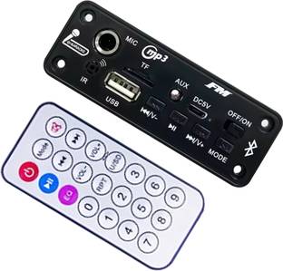 Electronics Crafts 5VOLT BLUETOOTH MODULE WITH MIC SLOT , TWO 5 W SPEAKAR , SD CARD , WITH REMORT Sound Recorder and Sound Circuit Electronic Hobby Kit